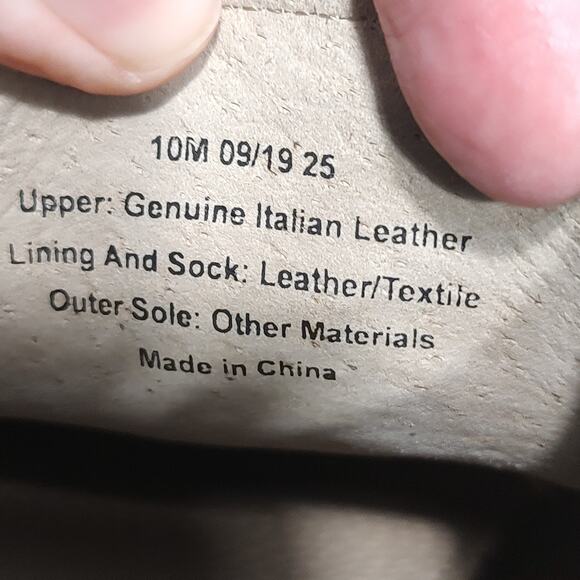 Banana Republic Brown Leather Shoes Size 10M Genuine Italian Leather - Picture 12 of 12